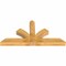 Ekena Millwork Richland Rough Sawn Timber Gable Bracket, Western Red Cedar, 72"W x 36"H x 6"D x 6"F, 12/12 Pitch GBW072X36X0606RIC00RWR - alternate 3